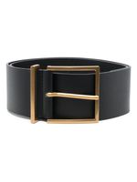 SANDRO ceinture large en cuir - Noir