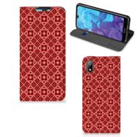 Huawei Y5 (2019) | Hoesje met Magneet | Batik Rood