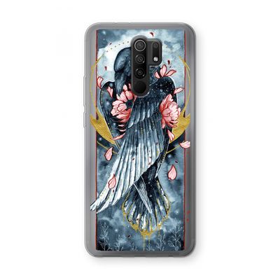 Golden Raven: Xiaomi Redmi 9 Transparant Hoesje