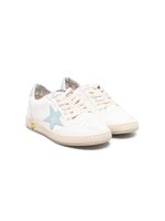 Golden Goose Kids baskets en cuir à patch Ball Star - Blanc - thumbnail