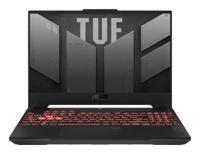 ASUS TUF Gaming A15 FA507UI-LP120W AMD Ryzen™ 9 8945H Laptop 39,6 cm (15.6") Full HD 16 GB DDR5-SDRAM 512 GB SSD NVIDIA GeForce RTX 4070 Wi-Fi 6 (802.11ax) Windows 11 Home Zwart, Grijs