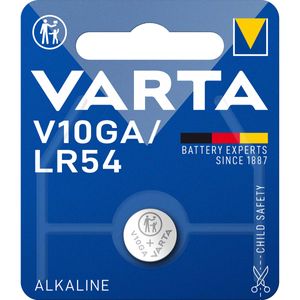 Varta Alkaline Knoopcel Batterij LR54 | 1.5 V | 70 mAh | 2 stuks - VARTA-V10GA VARTA-V10GA