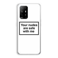 Safe with me: Oppo A95 5G Transparant Hoesje