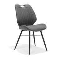 Stoel Olivier Antraciet - Set van 4 Stoel Olivier Antraciet - Set van 4