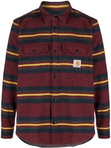 Carhartt WIP chemise Oregon à rayures - Rouge