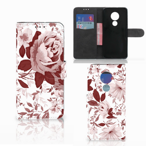 Hoesje Motorola Moto G7 Power Watercolor Flowers