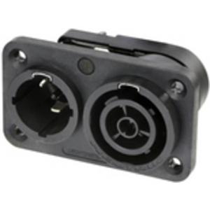 Neutrik NAC3PX-TOP Netstekker Stekker, inbouw, Bus, inbouw Totaal aantal polen: 3 + PE 1 stuk(s)