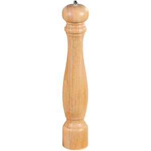 Kesper Pepermolen of zoutmolen - lichtbruin - hout - 40 x 7 cm