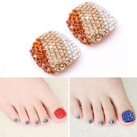 2 stuks Crystal nep Nail Art Tips Rhinestone volledige dekking teennagels Decals stickers (NO: 12) 2 stuks Crystal nep Nail Art Tips Rhinestone volledige dekking teennagels Decals stickers (NO: 12)