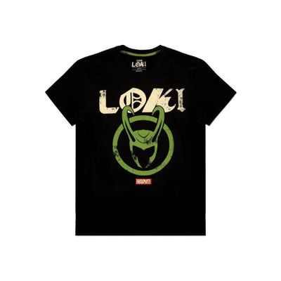 Loki T-Shirt Logo Badge Size L