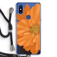 Orange Ellila flower: Xiaomi Mi Mix 3 Transparant Hoesje met koord