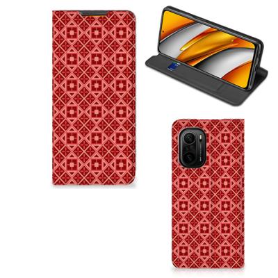 Xiaomi Mi 11i | Poco F3 | Hoesje met Magneet | Batik Rood