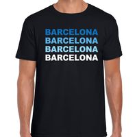 Barcelona / Spanje t-shirt zwart voor heren - thumbnail