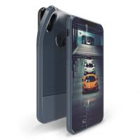 Apple iPhone X | Xs | TPU Hoesje | Geborsteld Blauw