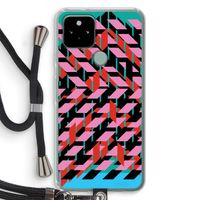 Skew Blush 2: Pixel 5 Transparant Hoesje met koord