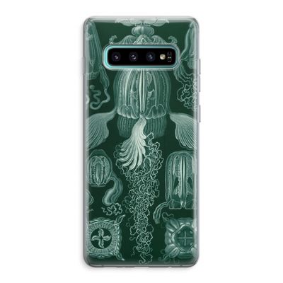 Haeckel Cubomedusae: Samsung Galaxy S10 Plus Transparant Hoesje