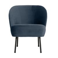 BePureHome Fauteuil 'Vogue' Velvet, kleur Teal