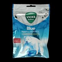 Blue menthol suikervrij bag 72 Gram