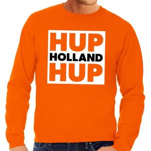 Nederlands elftal supporter sweater Hup Holland Hup oranje voor