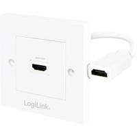 LogiLink AH0014 HDMI Adapter [1x HDMI-bus - 1x HDMI-bus] Wit - thumbnail