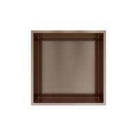 Hotbath &MORE Inbouwbox of inbouwnis - 30x30x10 - Tuscan bronze BOX030TB