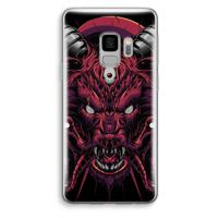 Hell Hound and Serpents: Samsung Galaxy S9 Transparant Hoesje