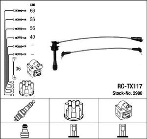 Bougiekabelset RCTX117