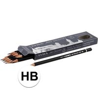 12x professionele potloden hardheid HB   -