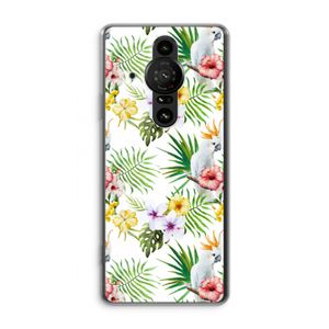 Gele kuif: Sony Xperia Pro-I Transparant Hoesje
