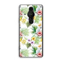 Gele kuif: Sony Xperia Pro-I Transparant Hoesje
