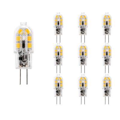 10x G4 LED lamp - 1,3W 130lm - 3000K warm wit - Vervangt 13W - 12V - G4 Fitting - G4 Steeklamp - G4 LED Capsule