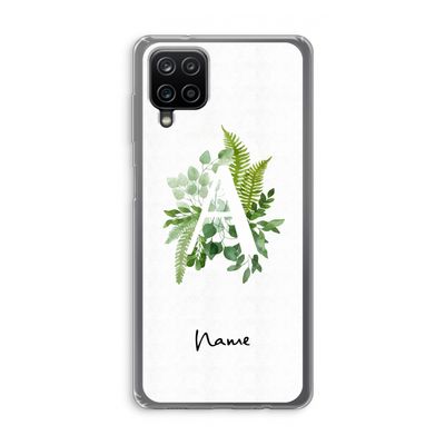 Green Brush: Samsung Galaxy A12 Transparant Hoesje