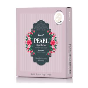 PETITFEE - Koelf Pearl & Shea Butter Hydrogel Mask Pack - 5stukken