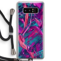 Pink Clouds: Samsung Galaxy Note 8 Transparant Hoesje met koord