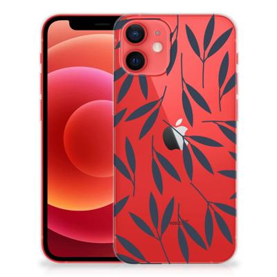 iPhone 12 Mini | TPU Case | Leaves Blue