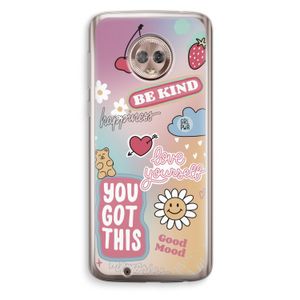 Positivity: Motorola Moto G6 Transparant Hoesje