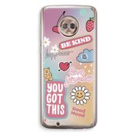 Positivity: Motorola Moto G6 Transparant Hoesje