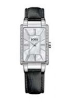 Horlogeband Hugo Boss 659302205 / 2205 / 1502202 / HB-90-3-14-2206S Leder Zwart 12mm