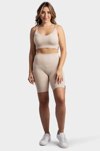 Malelions Ivy Rib Set Dames Beige - Maat XS/S - Kleur: Beige | Soccerfanshop