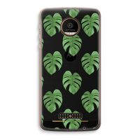 Monstera leaves: Motorola Moto Z Force Transparant Hoesje Monstera leaves: Motorola Moto Z Force Transparant Hoesje