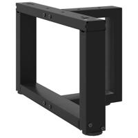 Salontafelpoten 2 st T-vormig 50x25x(30-31) cm staal zwart Salontafelpoten 2 st T-vormig 50x25x(30-31) cm staal zwart