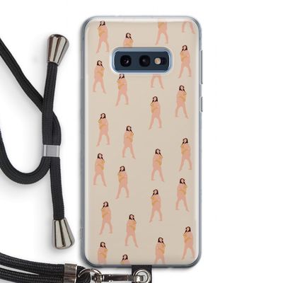 You're so golden: Samsung Galaxy S10e Transparant Hoesje met koord