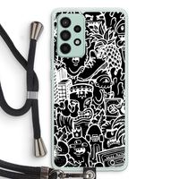Vexx Black Mixtape: Samsung Galaxy A52s 5G Transparant Hoesje met koord