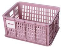 Gerecyclede fietskrat Basil Crate S 17.5 liter 29 x 39 x 20 cm - blossom