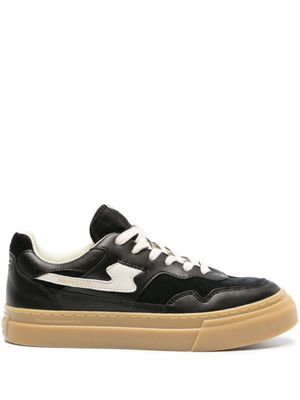 Stepney Workers Club baskets Pearl S-Strike en cuir - Noir