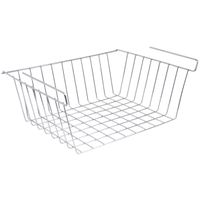 MSV Kastmandje - opberg/hang mandjes - rvs - zilver - 30 x 24 x 13.5 cm MSV Kastmandje - opberg/hang mandjes - rvs - zilver - 30 x 24 x 13.5 cm