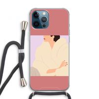 Cosy: iPhone 12 Pro Transparant Hoesje met koord