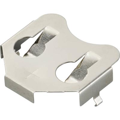 TRU COMPONENTS TC-13220724 Knoopcelhouder 1x CR2016, CR2020, CR2025, CR2032 Veercontact (l x b x h) 22.4 x 19.8 x 6.7 mm