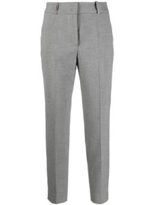 Peserico pantalon de tailleur à coupe courte - Gris