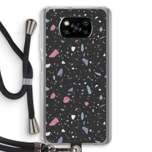 Terrazzo N°16: Xiaomi Poco X3 NFC Transparant Hoesje met koord